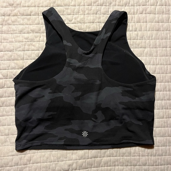 Athleta Concious Crop Sports Bra, Black Camo, size S (D-DD cups) NWT - Picture 5 of 6